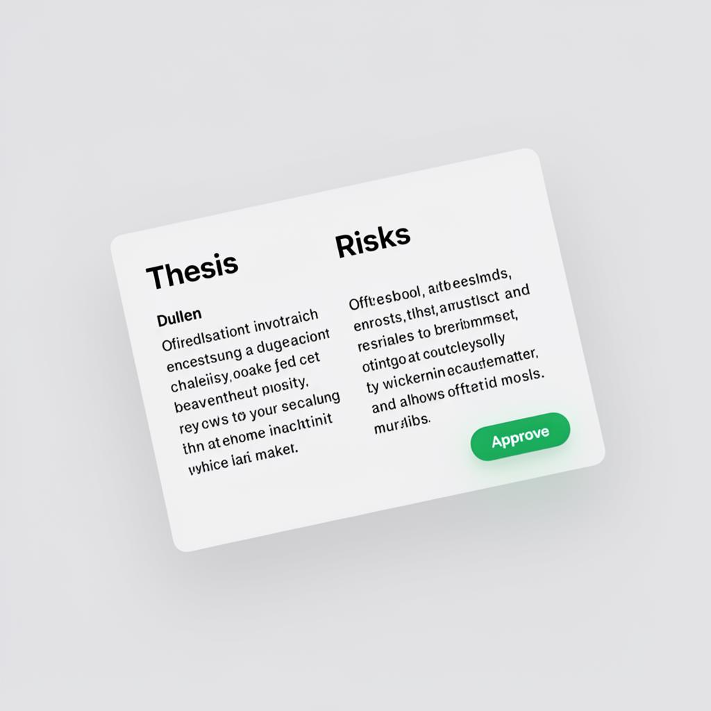 Memos — illustrative product detail